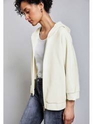Street One Bluza w kolorze kremowym rozmiar: 42. Brązowe bluzy Street One, bez wzorów, bez kaptura. Za 171.28 zł.