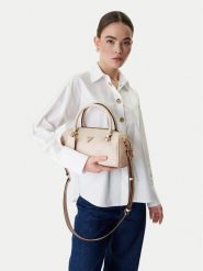 Guess Torebka Cresidia II HWPD98 88080 Kremowy. Białe torebki klasyczne Guess, z aplikacjami, ze skóry, bez dodatków. Za 369.99 zł.