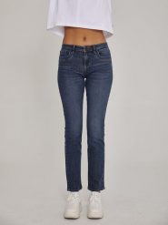 LTB Dżinsy "Vilma" - Slim fit - w kolorze niebieskim rozmiar: W27/L36. Niebieskie jeansy LTB, l, z aplikacjami. Za 61.60 zł.