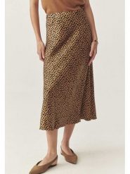 TATUUM Spódnica w kolorze jasnobrązowo-czarnym rozmiar: 40. Brązowe spódnice Tatuum, bez wzorów, z wiskozy, midi. Za 163.26 zł.