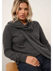 Perfect Cashmere Kaszmirowy szal "Spencer" w kolorze antracytowym - 200 x 30 cm rozmiar: onesize. Czarne szaliki Perfect Cashmere, bez wzorów, z kaszmiru. Za 260.99 zł.