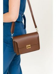 Pia Sassi Skórzana torebka "Carbonara" w kolorze jasnobrązowym - 23 x 17 x 10 cm rozmiar: onesize. Brązowe torby na ramię Pia Sassi, bez wzorów, z materiału, na ramię, bez dodatków. Za 297.45 zł.