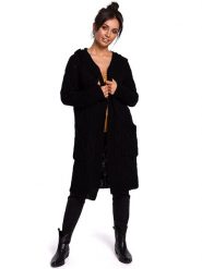 Be Wear Kardigan w kolorze czarnym rozmiar: S/M. Czarne kardigany Be Wear, m, bez wzorów, ze splotem. Za 258.95 zł.