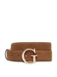 Guess Pasek BW9368 P6335 Brązowy. Brązowe paski Guess, z aplikacjami, ze skóry. Za 234.99 zł.