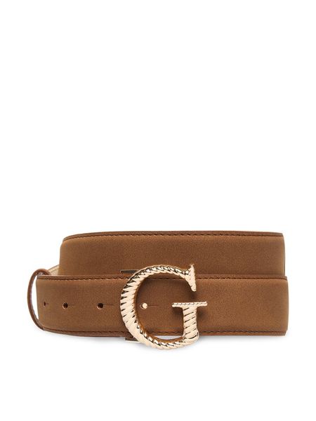 Guess Pasek BW9368 P6335 Brązowy. Brązowe paski Guess, z aplikacjami, ze skóry. Za 234.99 zł.