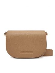 LOVE MOSCHINO Torebka JC4122PP1OLT0104 Beżowy. Brązowe listonoszki Love Moschino, bez wzorów, ze skóry, bez dodatków. Za 879.99 zł.