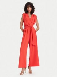 ACCESS FASHION Kombinezon 63-5501-183 Koralowy Regular Fit. Pomarańczowe sukienki ACCESS FASHION, m, bez wzorów, z syntetyku, bez kołnierzyka, bez ramiączek. Za 659.99 zł.