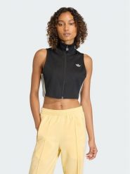 Adidas Top Classic KD7972 Czarny Slim Fit. Czarne topy Adidas, m, bez wzorów, z bawełny, bez kołnierzyka, bez ramiączek. Za 198.99 zł.