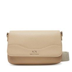 Torebka Armani Exchange. Brązowe listonoszki Armani Exchange, bez wzorów, bez dodatków. Za 419.99 zł.