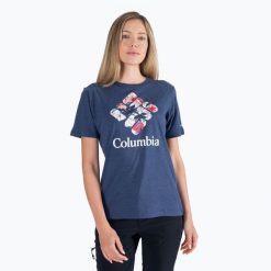 Koszulka trekkingowa damska Columbia Bluebird Day Relaxed. Niebieskie bluzki Columbia, s, bez wzorów, sportowe, bez kołnierzyka, bez ramiączek. Za 35.99 zł.