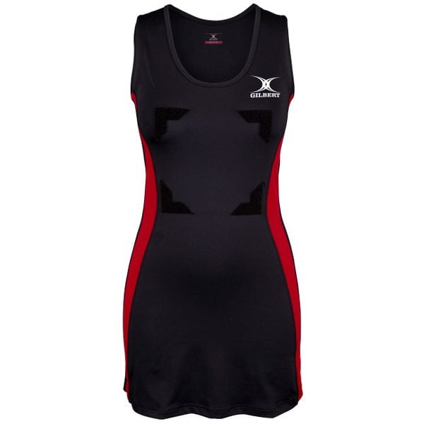 Damski jersey Gilbert Eclipse II. Czarne sukienki GILBERT, m, bez wzorów, z jersey, sportowe, bez kołnierzyka, bez ramiączek, sportowe. Za 244.50 zł.