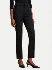 LAUREN RALPH LAUREN Spodnie materiałowe 200P14610003 Czarny Slim Fit. Czarne spodnie materiałowe Lauren Ralph Lauren, bez wzorów, z bawełny. Za 769.99 zł.