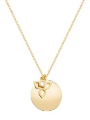 Tamaris Naszyjnik z zawieszką - dł. 45 cm rozmiar: onesize. Żółte naszyjniki Tamaris, ze stali. Za 130.99 zł.