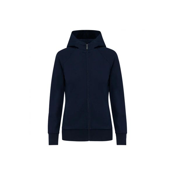 Bluza damska z kapturem Kariban Premium. Niebieskie bluzy KARIBAN, s, bez wzorów, z bawełny, z kapturem. Za 245.50 zł.
