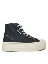 Tommy Jeans Trampki Foxing EN0EN02704 Czarny. Czarne trampki Tommy Jeans, bez wzorów, z jeansu, bez zapięcia. Za 219.99 zł.