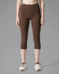 Legginsy 3/4 Softform™ - Brązowy. Brązowe legginsy JOY STUDIO, m, bez wzorów, z tkaniny, z podwyższonym stanem, długie. Za 203.00 zł.