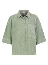 Sublevel Koszula sztruksowa w kolorze zielonym rozmiar: XL. Zielone koszule Sublevel, xl, bez wzorów, ze sztruksu, bez kołnierzyka, bez ramiączek. Za 134.95 zł.