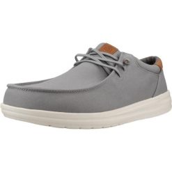 Buty HEY DUDE PAUL CANVAS Szary. Szare trekkingi PRO BRANDS, z tkaniny, trekkingowe. Za 349.99 zł.
