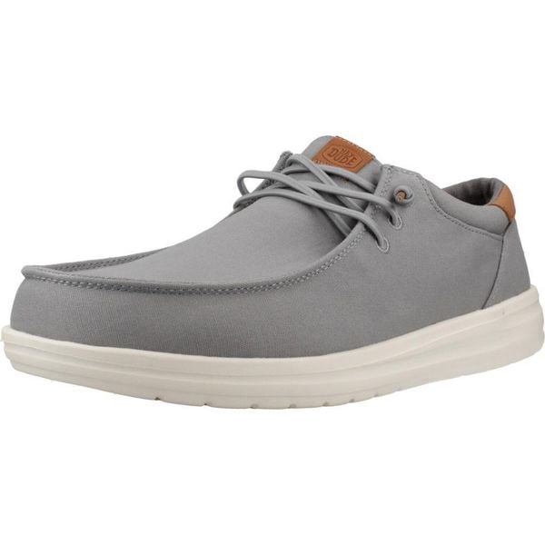 Buty HEY DUDE PAUL CANVAS Szary. Szare trekkingi PRO BRANDS, z tkaniny, trekkingowe. Za 349.99 zł.