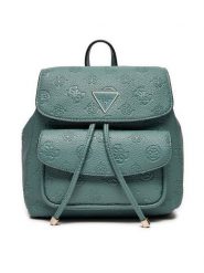 Guess Plecak HWPG93 49310 Turkusowy. Niebieskie plecaki Guess, z aplikacjami, ze skóry. Za 329.99 zł.