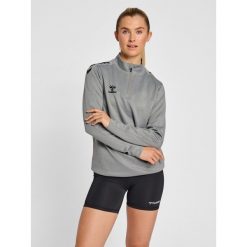 Bluza do piłki ręcznej damska Hummel hmlCORE XK. Szare bluzy Hummel, xl, bez wzorów, bez kaptura. Za 200.50 zł.