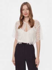 YAS Bluzka Bella 26032279 Biały Regular Fit. Białe bluzki YAS, l, bez wzorów, z syntetyku, bez kołnierzyka, bez ramiączek. Za 109.99 zł.