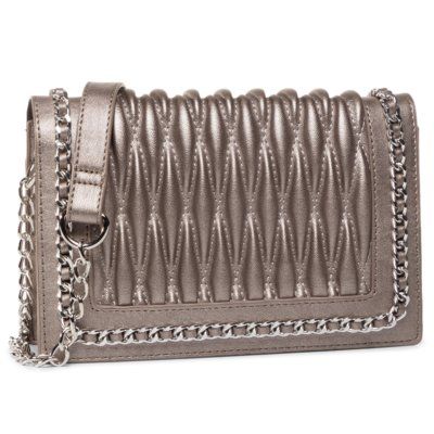 DeeZee RC18118 Srebrny. Szare torebki klasyczne DeeZee, bez wzorów, ze skóry ekologicznej, bez dodatków. Za 89.99 zł.