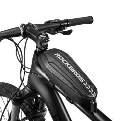 Torba rowerowa ROCKBROS. Czarne torby na ramię ROCKBROS, bez wzorów, z materiału, biznesowe, bez dodatków. Za 119.60 zł.