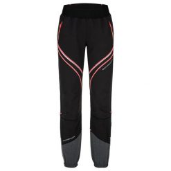 Damskie spodnie outdoorowe Loap Uxrie czarne. Czarne spodnie sportowe LOOP, bez wzorów, z elastanu, trekkingowe. Za 250.99 zł.