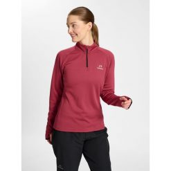 Bluza damska 1/2 zip z długim rękawem Newline Phoenix. Czerwone bluzy Newline, xl, bez wzorów, bez kaptura. Za 186.50 zł.