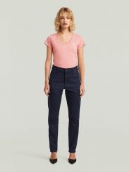 G-Star Spodnie chino w kolorze granatowym rozmiar: W25/L30. Niebieskie spodnie materiałowe G-Star, l, bez wzorów. Za 224.95 zł.