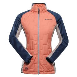 Bluza damska sportowa z wełną merino Alpine Pro Jorwa. Brązowe bluzy sportowe Alpine Pro, bez wzorów, z wełny, bez kaptura. W wyprzedaży za 349.00 zł.