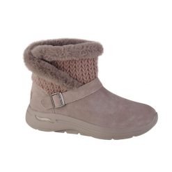 Buty zimowe damskie, Skechers Go Walk Arch Fit - True Embrace. Czerwone trekkingi Skechers, trekkingowe. Za 399.99 zł.