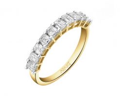 Pierścionek z żółtego złota z diamentami - 1,00 ct - próba 585. Żółte pierścionki Apart, z diamentem, złote. Za 10,990.00 zł.