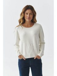 TATUUM Sweter "Sweety" w kolorze kremowym rozmiar: XL. Brązowe swetry Tatuum, xl, bez wzorów, bez ramiączek. Za 192.95 zł.