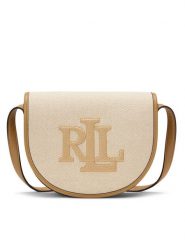 LAUREN RALPH LAUREN Torebka 431966759001 Beżowy. Brązowe listonoszki Lauren Ralph Lauren, bez wzorów, z materiału, bez dodatków. Za 759.99 zł.