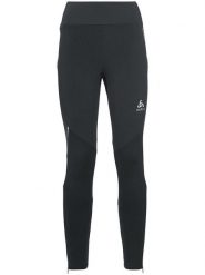 Odlo Legginsy "Ceramiwarm" w kolorze czarnym do biegania rozmiar: S. Czarne legginsy Odlo, s, bez wzorów, z materiału, z podwyższonym stanem. Za 268.55 zł.