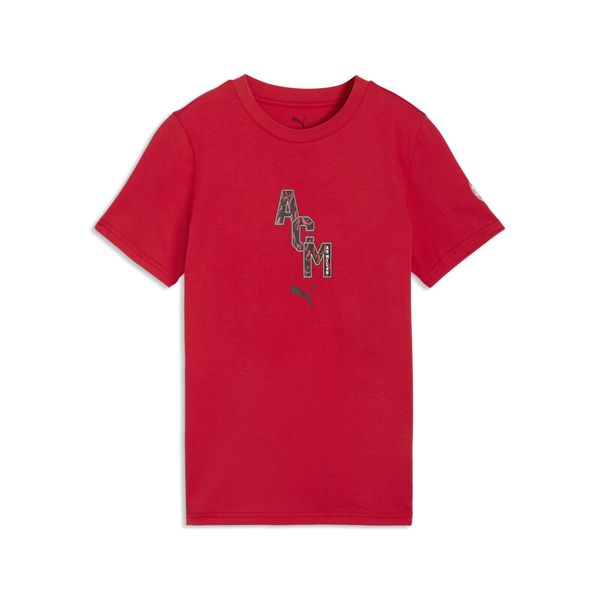 Młodzieżowa koszulka AC Milan FtblCulture PUMA. Czarna bluzki Puma, m, bez wzorów, młodzieżowe, bez kołnierzyka, bez ramiączek. Za 109.00 zł.