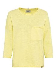Camel Active Bluzka w kolorze żółtym rozmiar: M. Żółte bluzki Camel Active, m, bez wzorów, z bawełny, bez kołnierzyka, bez ramiączek. Za 190.18 zł.