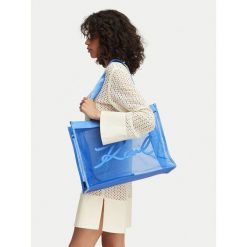 Torebka KARL LAGERFELD. Niebieskie torebki klasyczne KARL LAGERFELD, bez wzorów, bez dodatków. Za 559.99 zł.