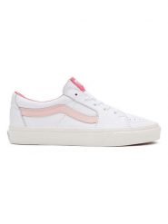 Vans Skórzane sneakersy "SK8-Low" w kolorze biało-jasnoróżowym rozmiar: 38. Białe trampki Vans, bez wzorów, bez zapięcia. Za 193.24 zł.