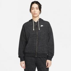 Bluza sportowa damska Nike Gym Vintage. Czarne bluzy Nike, s, bez wzorów, z bawełny, z kapturem. Za 344.05 zł.