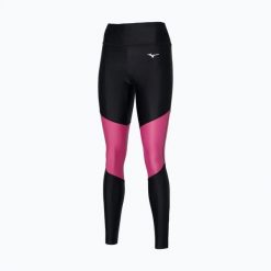 Legginsy damskie do biegania Mizuno Core Long. Czarne legginsy Mizuno, s, bez wzorów, z elastanu, do biegania. Za 139.99 zł.