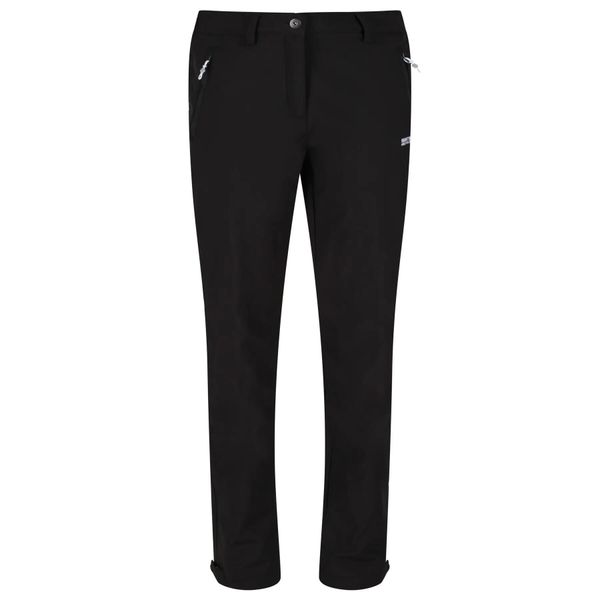 Spodnie damskie Geo Softshell II. Czarne spodnie narciarskie Regatta, s, bez wzorów, z materiału, trekkingowe. Za 263.50 zł.