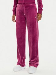 Guess Spodnie dresowe V3BB26 KBXI2 Różowy Regular Fit. Czerwone spodnie dresowe Guess, l, z aplikacjami, z dresówki. Za 109.99 zł.