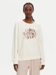 Liu Jo Sport Bluza TA5168 FS090 Écru Regular Fit. Bluzy Liu Jo Sport, xl, bez wzorów, z bawełny, bez kaptura. Za 299.99 zł.