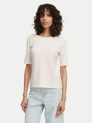 BOSS T-Shirt Evyta 50561508 Różowy Regular Fit. Czerwone t-shirty Boss, s, bez wzorów, z bawełny, bez kołnierzyka, bez ramiączek. Za 399.99 zł.