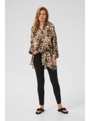 Kaffe Tunika w kolorze beżowym rozmiar: 42. Brązowe tuniki Kaffe, na co dzień, bez wzorów, z wiskozy, bez kołnierzyka, bez ramiączek. Za 78.84 zł.