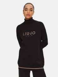 Liu Jo Sport Golf TF4316 MS63M Czarny Regular Fit. Czarne golfy Liu Jo Sport, m, bez wzorów, z syntetyku, bez ramiączek. Za 489.99 zł.