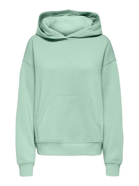 ONLY Bluza w kolorze miętowym rozmiar: L. Zielone bluzy Only, l, bez wzorów, z kapturem. Za 91.99 zł.